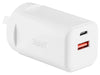 3sixT Wall Charger GaN 65W USB-C PD + 2.4A - W - LX2001 - Homewares, Outdoor, Phone Accessories, Cases, Speakers, Headphones + More -