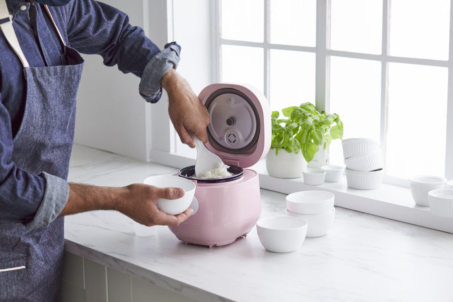 Greenlife Rice Cooker Pink 4 Cups / 1.2L