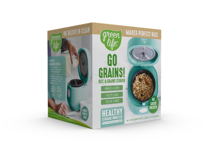 Greenlife Rice Cooker Turquoise 4 Cups / 1.2L