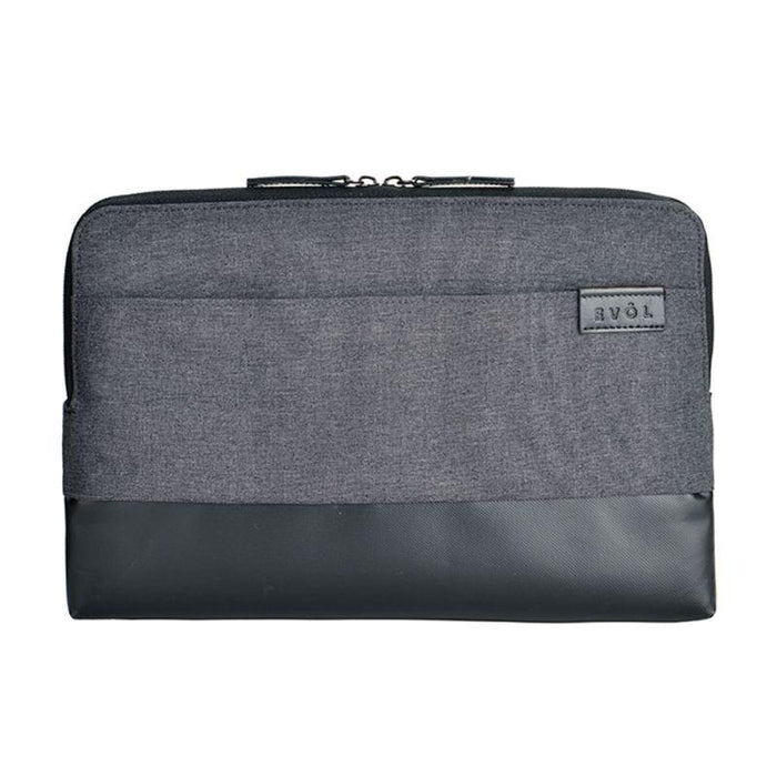 Evol Uluru 13.3" - 14.1" Heather-Poly & Coated Canvas Laptop Sleeve Dark Grey - LX2001 - Homewares, Outdoor, Phone Accessories, Cases, Speakers, Headphones + More -