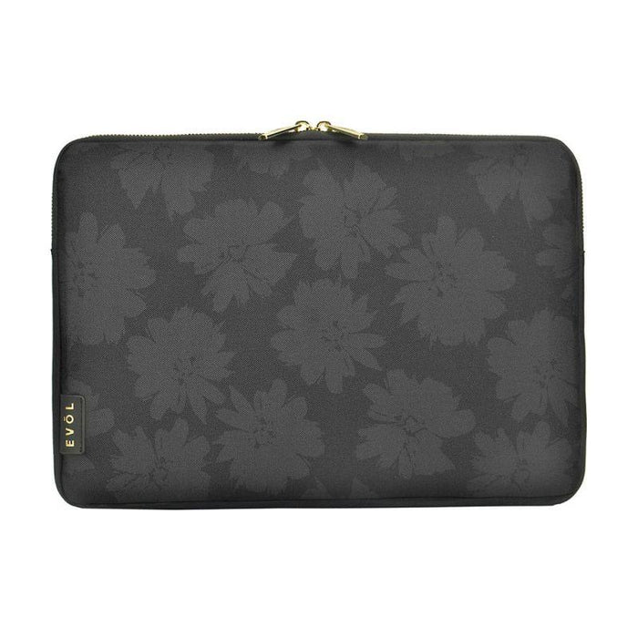 Generation Earth Artisan Recycled 13.3"-14.1" Laptop Sleeve – Black Flower - LX2001 - Homewares, Outdoor, Phone Accessories, Cases, Speakers, Headphones + More -