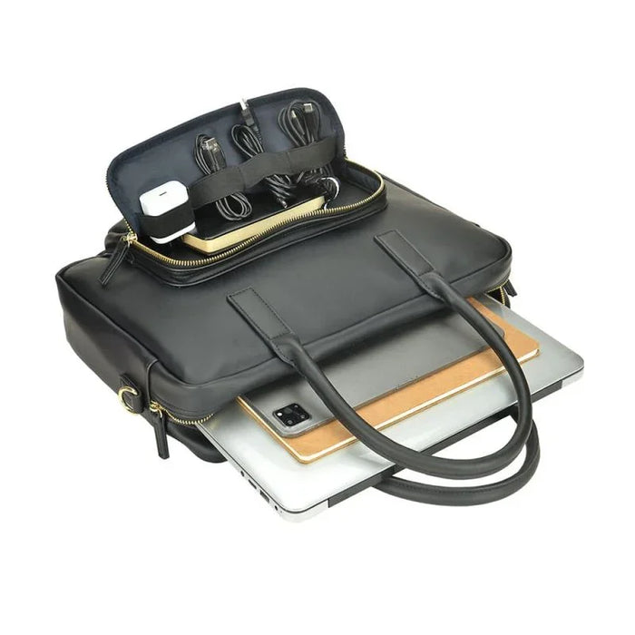 Generation Earth Berlin Recycled 13.3"-14.1" Laptop PU Ladies Briefcase – Black - LX2001 - Homewares, Outdoor, Phone Accessories, Cases, Speakers, Headphones + More -