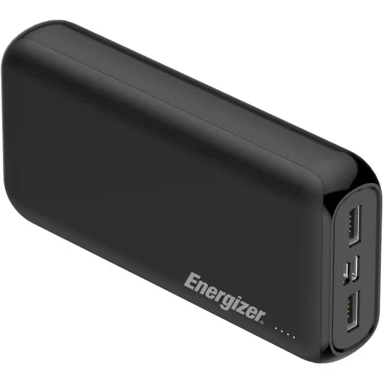 Energizer High Capacity Portable Power Bank 20000mAh – Black - LX2001 - Homewares, Outdoor, Phone Accessories, Cases, Speakers, Headphones + More -