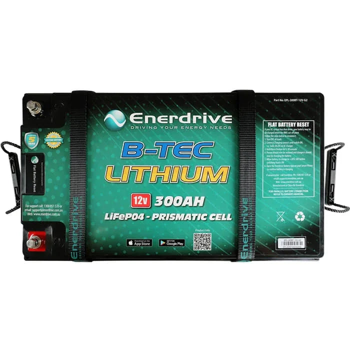 Enerdrive B-Tec 300Amp - 12V Lifepo4 Battery Gen2 - LX2001 - Homewares, Outdoor, Phone Accessories, Cases, Speakers, Headphones + More -