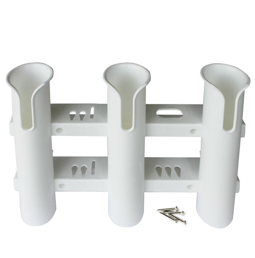 3 Rod Fishing Holder Rack - White