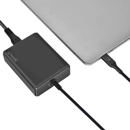 Bonelk GaN Desktop Charger, USB-C LL Cable, PD 3.0 100W - Black - LX2001 - Homewares, Outdoor, Phone Accessories, Cases, Speakers, Headphones + More -