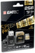 Emtec 256GB MicroSDXC with SD and USB Adapter Gold - LX2001 - Homewares, Outdoor, Phone Accessories, Cases, Speakers, Headphones + More -