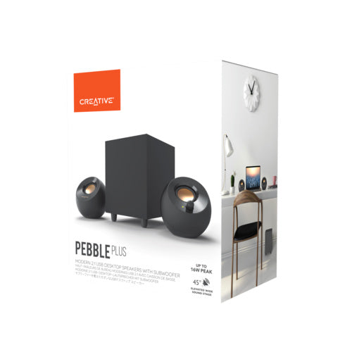 Creative Pebble Plus 2.1 Speaker USB Black