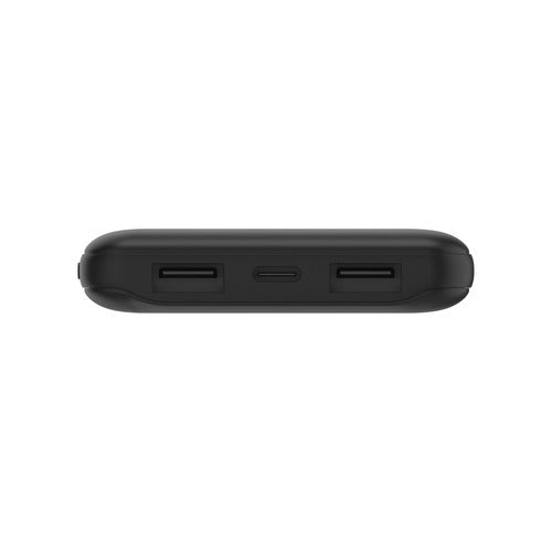 Belkin Powerbank 10k mAh 3Port USB A to C Cable Black