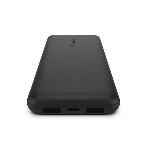 Belkin Powerbank 10k mAh 3Port USB A to C Cable Black
