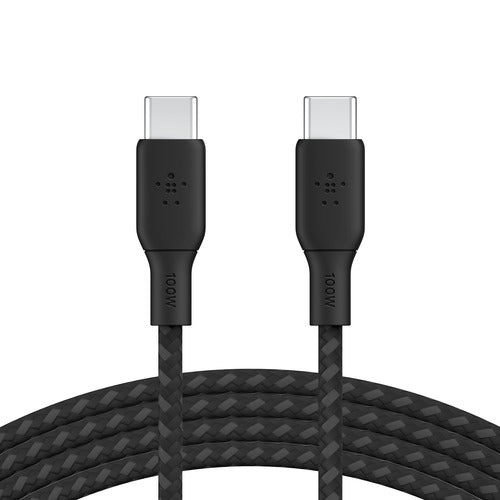 Belkin C-C Braided Cable 100W -2M Black