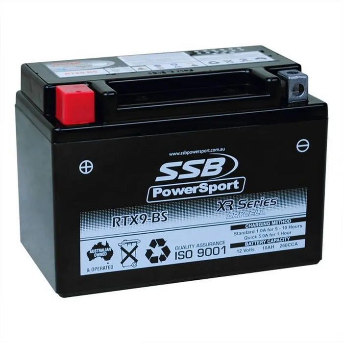 Motorcycle motorbike battery (YTX9-BS) AGM 12V 10AH 260CCA BY SSB - LX2001 - Homewares, Outdoor, Phone Accessories, Cases, Speakers, Headphones + More -