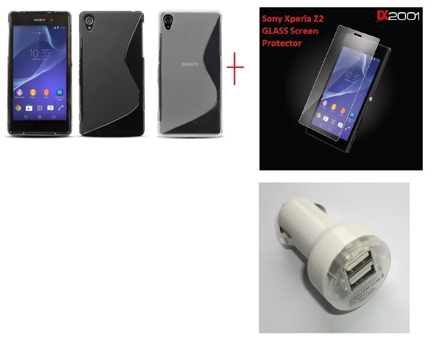 Sony Xperia Z2 Case Dual USB Car Charger GLASS SP - LX2001 - Homewares, Outdoor, Phone Accessories, Cases, Speakers, Headphones + More -