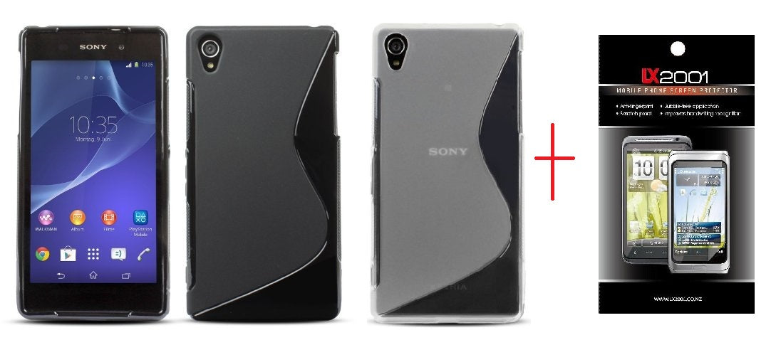 Sony Xperia Z2 Gel Case + Screen Protector