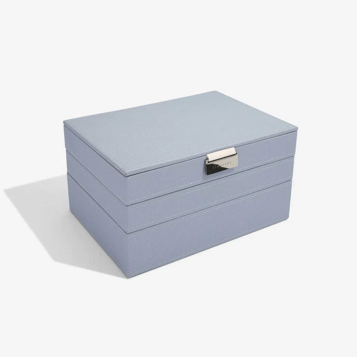 Stackers Classic Jewellery Box Set 3 Dusky Blue - LX2001 - Homewares, Outdoor, Phone Accessories, Cases, Speakers, Headphones + More -
