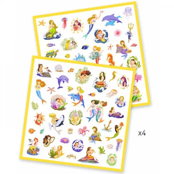 Stickers - Mermaids - LX2001 - Homewares, Outdoor, Phone Accessories, Cases, Speakers, Headphones + More -