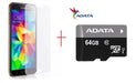 Samsung S5 GLASS Screen Protector + 64GB MicroSD - LX2001 - Homewares, Outdoor, Phone Accessories, Cases, Speakers, Headphones + More -