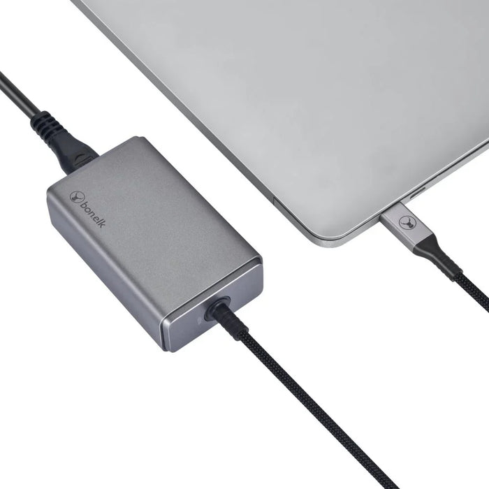 Bonelk Long-Life 65W PD USB-C Desktop Charger (Space Grey) - LX2001 - Homewares, Outdoor, Phone Accessories, Cases, Speakers, Headphones + More -