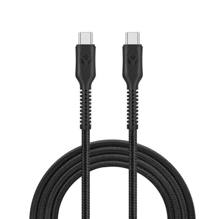 Bonelk Long-Life Easy Grip USB-C to USB-C Cable, 100W 1.2m (Black) - LX2001 - Homewares, Outdoor, Phone Accessories, Cases, Speakers, Headphones + More -