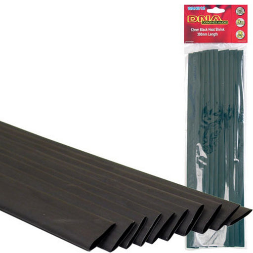 Heatshrink 12Mm Black (10 Pack)
