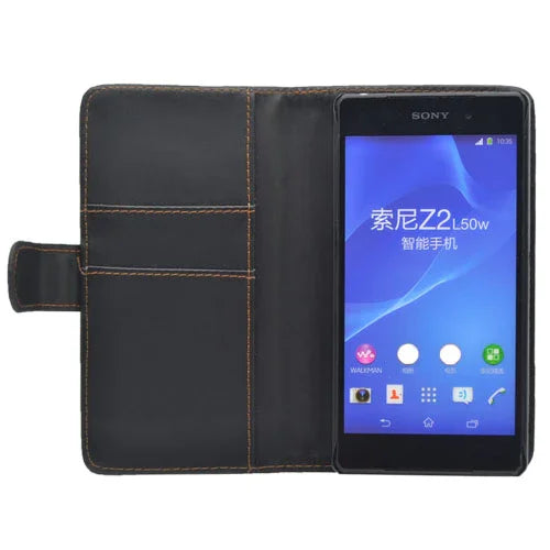 Sony Xperia Z2 Leather Case Car Charger GLASS SP - LX2001 - Homewares, Outdoor, Phone Accessories, Cases, Speakers, Headphones + More -