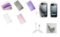 Apple iPhone 5 Super Slim Matte Case Charger USB