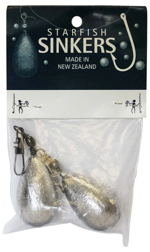 Starfish Clipon Sinker Packet 4oz (2 per pack) - LX2001 - Homewares, Outdoor, Phone Accessories, Cases, Speakers, Headphones + More -