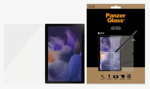 PanzerGlass Samsung Galaxy Tab A8 10.5" Screen Protector AntiBacterial Scratch - LX2001 - Homewares, Outdoor, Phone Accessories, Cases, Speakers, Headphones + More -
