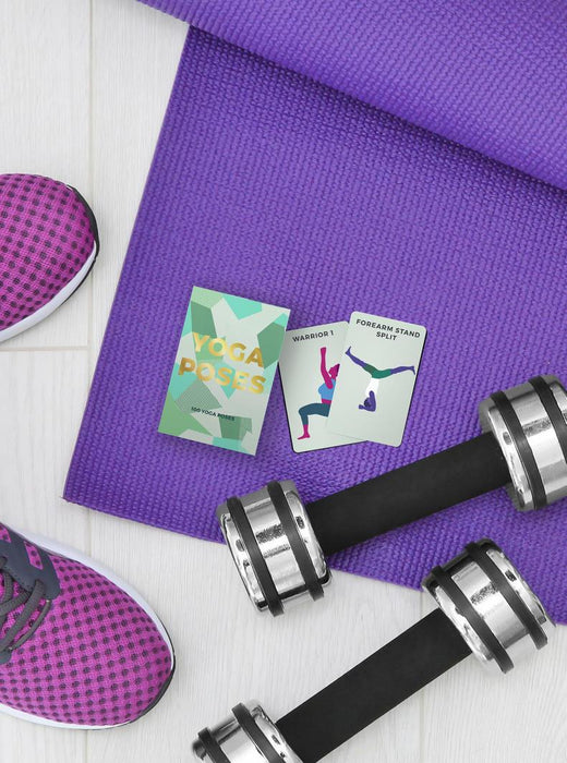 100 Yoga Poses Cards - LX2001 - Homewares, Outdoor, Phone Accessories, Cases, Speakers, Headphones + More -