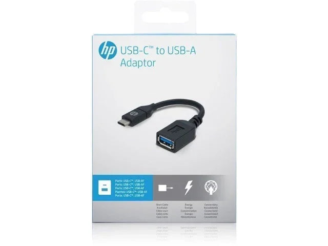 HP USB-C USBC USB C to USB v3.0 - A(F) Cable 10cm - LX2001 - Homewares, Outdoor, Phone Accessories, Cases, Speakers, Headphones + More -