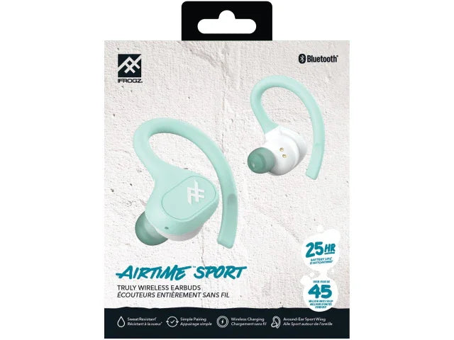 iFrogz Airtime Sport Earbuds - Mint - LX2001 - Homewares, Outdoor, Phone Accessories, Cases, Speakers, Headphones + More -
