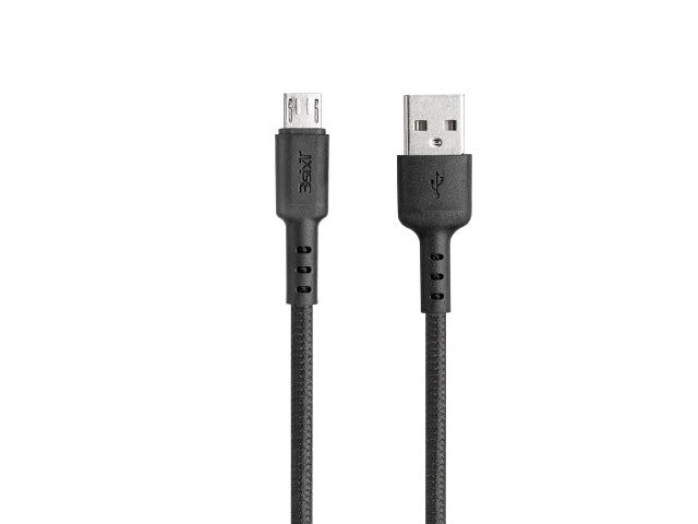 3sixT Tough USB-A to Micro USB Cable 1.2m - Black