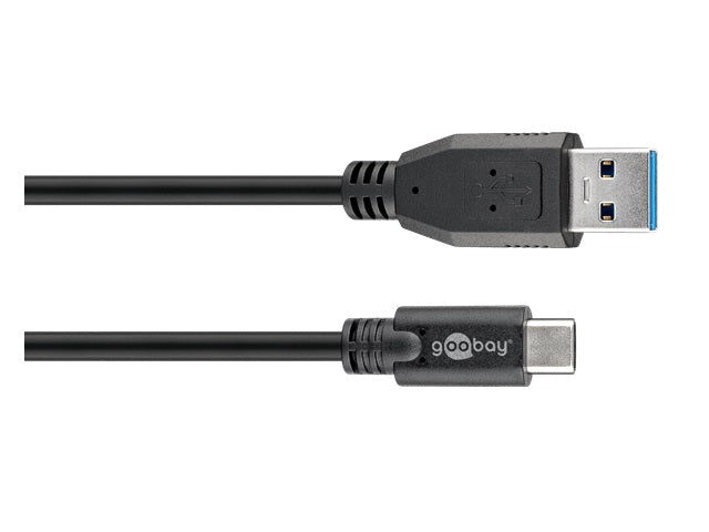 Goobay USB-C to USB A 3.0 cable black Â 0.5m