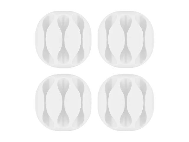 Goobay Cable Management 3 Slots, white - LX2001 - Homewares, Outdoor, Phone Accessories, Cases, Speakers, Headphones + More -