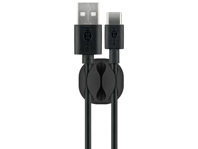 Goobay Cable Management 3 Slots, black - LX2001 - Homewares, Outdoor, Phone Accessories, Cases, Speakers, Headphones + More -