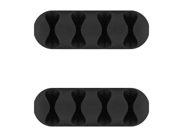 Goobay Cable Management 4 Slots, black - LX2001 - Homewares, Outdoor, Phone Accessories, Cases, Speakers, Headphones + More -