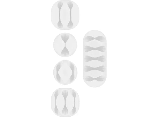 Goobay Cable Management Set 5-pcs, white - LX2001 - Homewares, Outdoor, Phone Accessories, Cases, Speakers, Headphones + More -