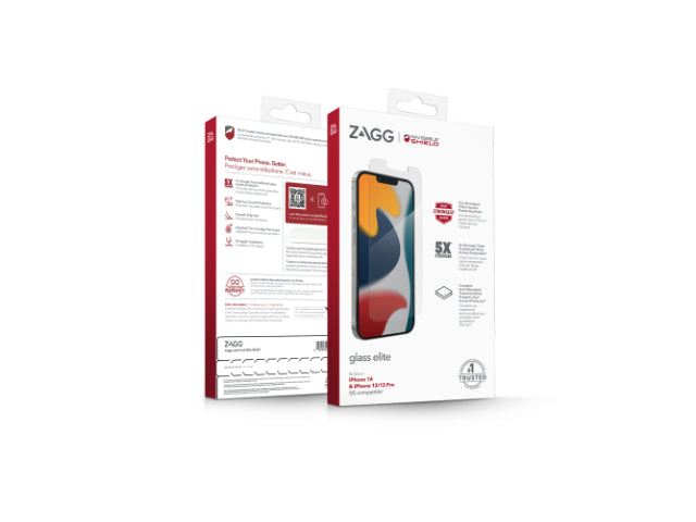 Zagg InvisibleShield Glass Elite AM - iPhone 14 / 13 / 13 Pro Screen Protector
