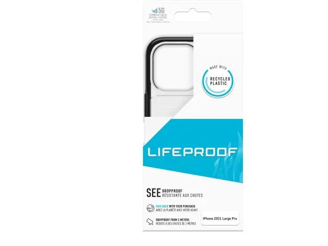 Lifeproof See Case iPhone 13 Pro - Clear/Black - LX2001 - Homewares, Outdoor, Phone Accessories, Cases, Speakers, Headphones + More -
