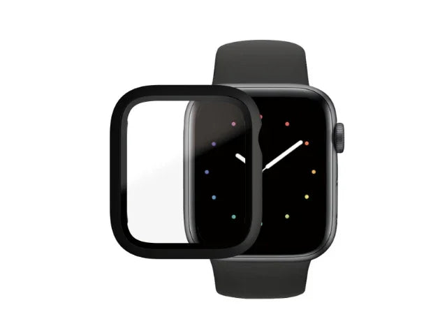 PanzerGlass Screen Protector - Apple watch 4/5/6/SE 44mm - Black - LX2001 - Homewares, Outdoor, Phone Accessories, Cases, Speakers, Headphones + More -