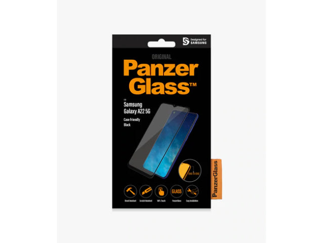 PanzerGlass Galaxy A22 5G Case Friendly - Black