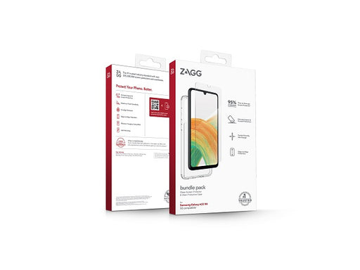ZAGG Glass+Case bundle pack - Samsung A33 5G - clear