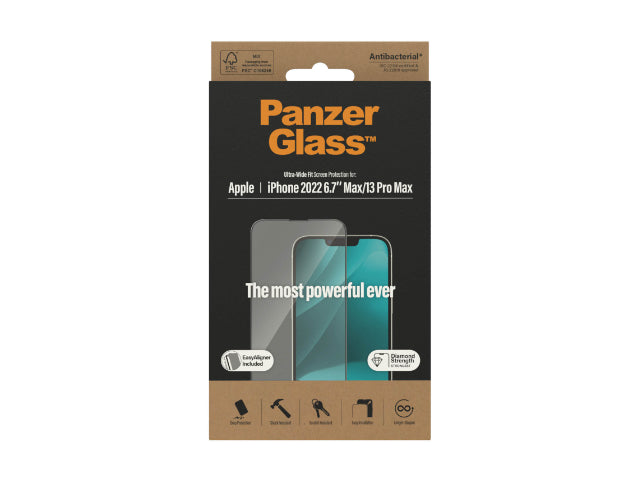 PanzerGlass UltraWide Fit AB w/ Aligner - iPhone 14 Plus Screen Protector