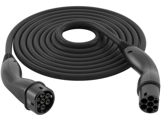LAPP EV Helix Charge Charger Cable Type 2 (11kW-3P-20A) 5m - Black