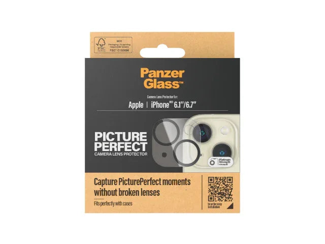 PanzerGlass Picture Perfect Camera Lens Protector iPhone 15 / 15 Plus - LX2001 - Homewares, Outdoor, Phone Accessories, Cases, Speakers, Headphones + More -