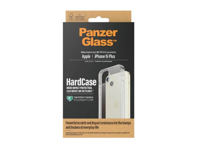 PanzerGlass Hard Case - iPhone 15 Plus Clear - LX2001 - Homewares, Outdoor, Phone Accessories, Cases, Speakers, Headphones + More -