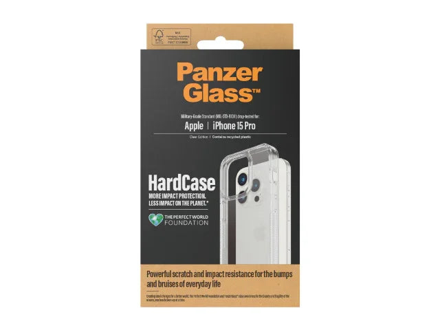 PanzerGlass Hard Case iPhone 15 Pro Clear - LX2001 - Homewares, Outdoor, Phone Accessories, Cases, Speakers, Headphones + More -