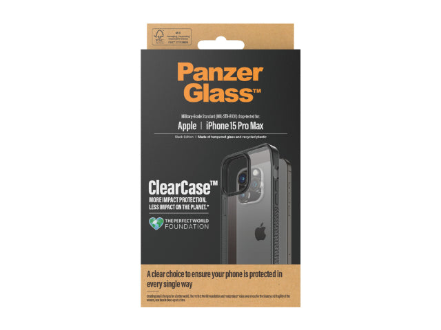 PanzerGlass Clearcase iPhone 15 Pro Max Black