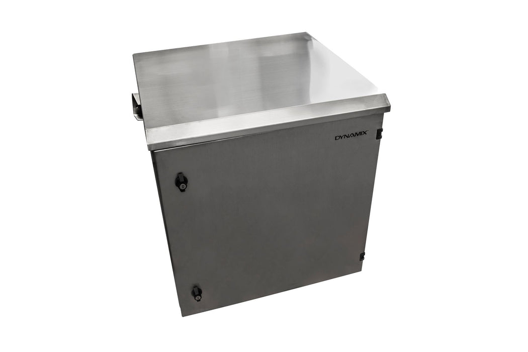DYNAMIX 12RU Stainless Outdoor Wall Cabinet 611x425x640mm (WxDxH). SUS316 Stainl