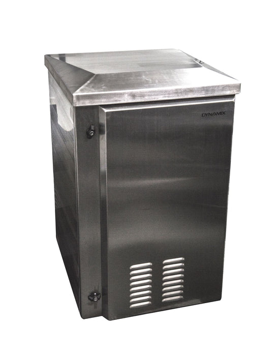 DYNAMIX 12RU Stainless Vented Outdoor Wall Mount Cabinet (611x425 x640mm). Stain